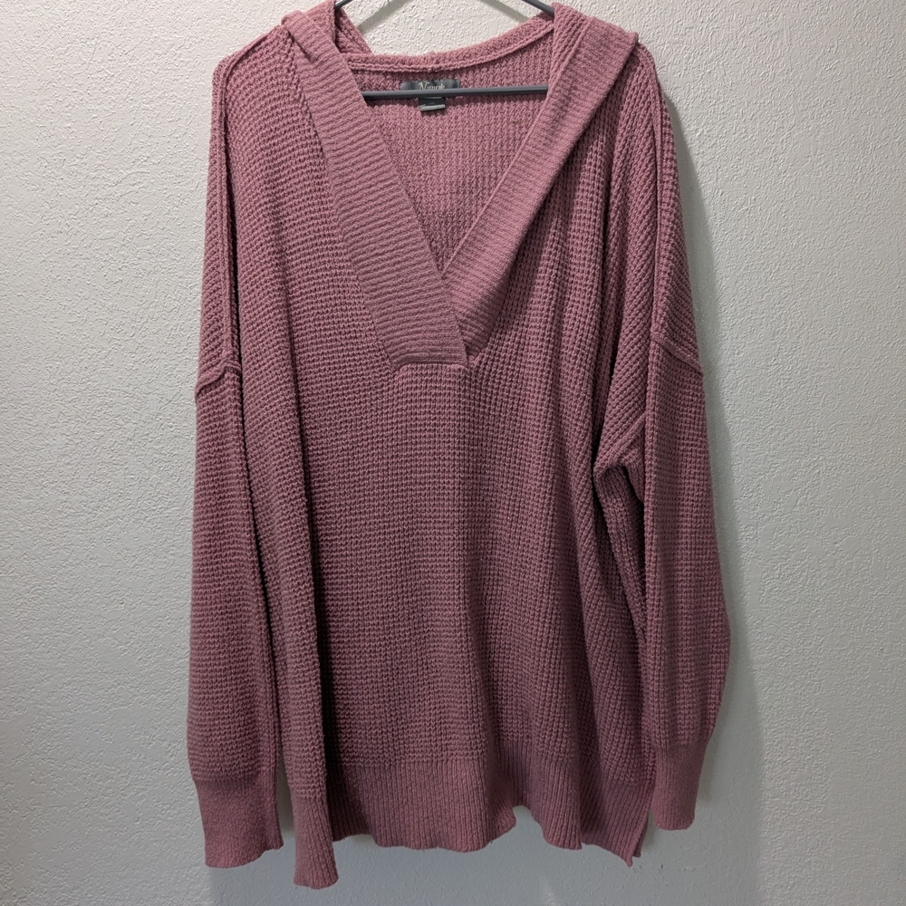 Natural Reflections Dusty Pink Knit Sweater